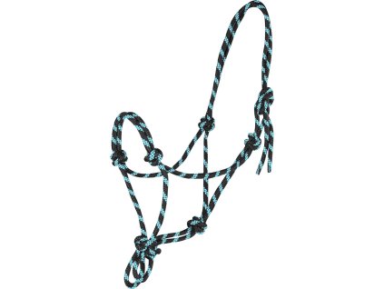 Kantar sznurkowy Waldhausen, black/mint