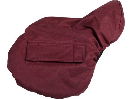 Pokrowiec na siodło QHP, burgundy