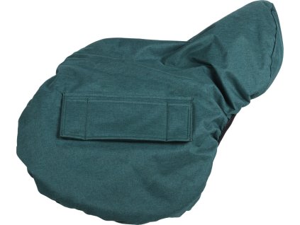 Pokrowiec na siodło QHP, ciemnozielony