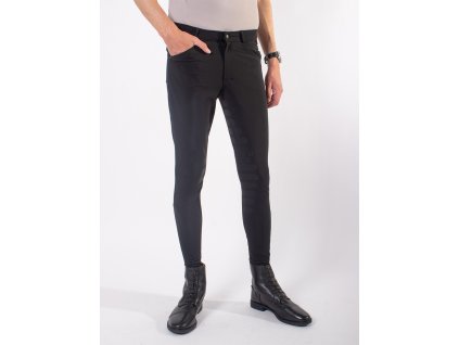 Bryczesy Fillip QHP, z lejem, męskie, czarne