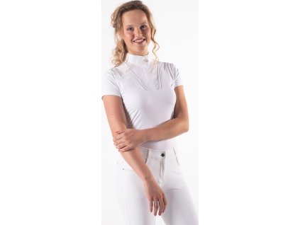 Koszulka konkursowa Riva QHP, damska, biała