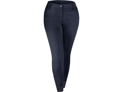 Bryczesy Dahlia ELT, z gripem, plus size, damskie, night blue