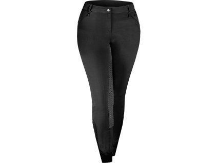 Bryczesy Dahlia ELT, z pełnym lejem, plus-size, damskie, czarne