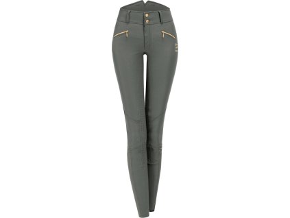 Bryczesy Hella ELT, z gripem, pine/gold