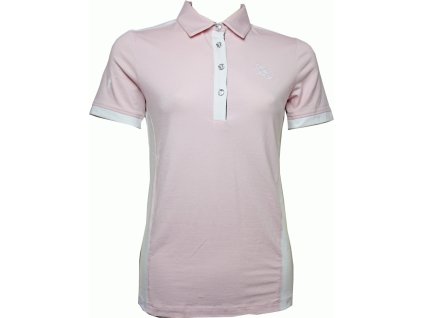 Koszulka polo Mara Springstar, damska, rose/white