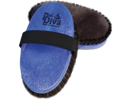 Miękka szczotka Mini Diva Haas, blue