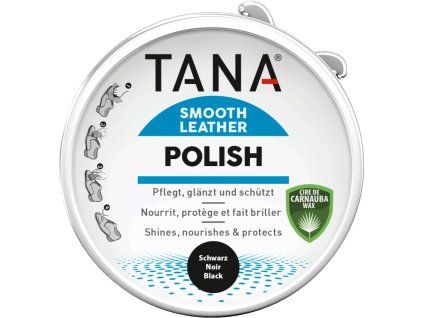 Wosk do skóry TANA, 50 ml, czarny