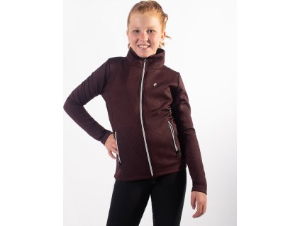 Bluza Diamond QHP, dziecięca, wine red