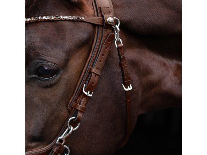 Podgardle PresTeq, Brązowe (Rozmiar PONY/COB)