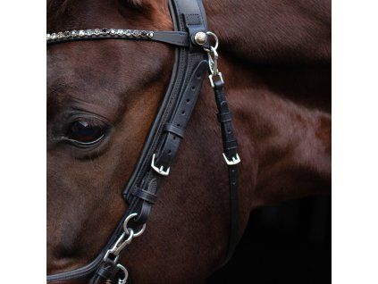 Podgardle PresTeq, Czarne (Rozmiar PONY/COB)