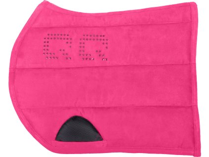 Czaprak Super puff pad QHP, fuchsia