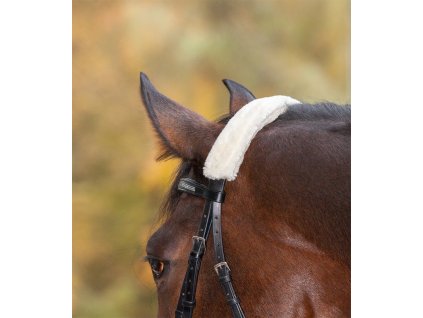 Pokrowiec na kantar ze skóry jagnięcej Waldhausen, creme