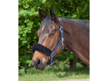 Pokrowiec na kantar ze skóry jagnięcej, czarny