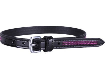 Paski do ostróg Las Vegas QHP, black/fuchsia