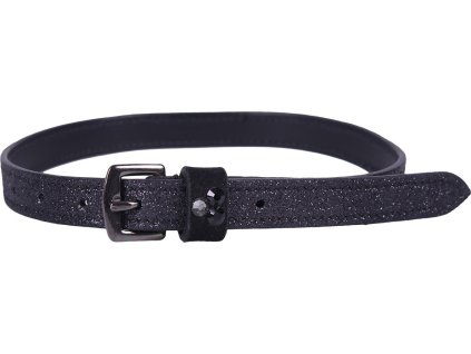 Paski do ostróg QHP Shimmer, czarne