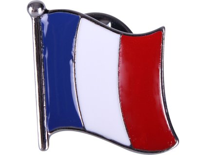 Broszka z flagą QHP, france