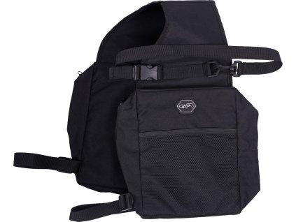 Torba na siodło QHP, czarna