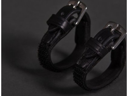 Paski do ogłowia PresTeq, elastyczne, czarne