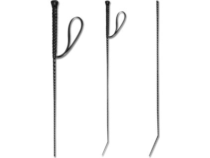 Bat jeździecki Waldhausen, odblaskowy, 90 cm, czarny