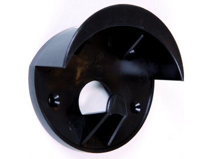 Wieszak na ogłowie Waldhausen, plastikowy, czarny