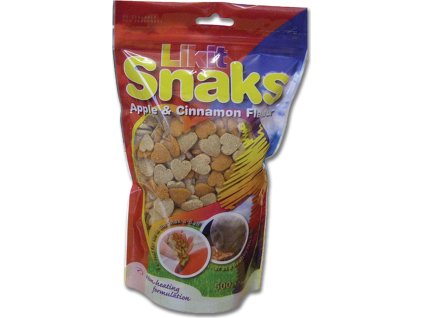 Przysmaki dla koni Snaks Likit, 100 g, jabłko/cynamon