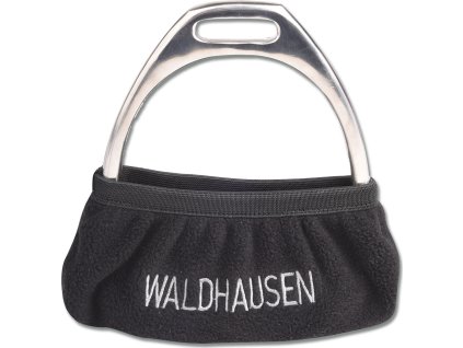 Ochraniacze na strzemiona Waldhausen, polar, para, czarne