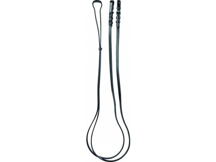 Wodze skórzane X-Line Waldhausen, 140 cm, czarne