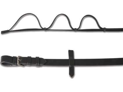 Wodze X-Line Hunting Waldhausen, 140 cm, czarne