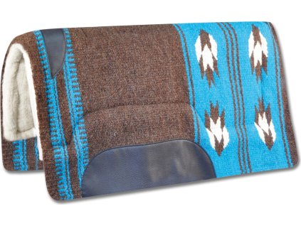 Pad pod siodło UTAH Waldhausen, westernowy, brown/turquoise