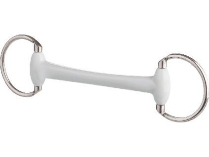 Wędzidło oliwkowe BERIS, miękkie, 18 mm