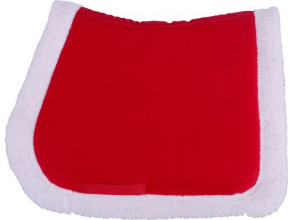 Czaprak świąteczny QHP, red