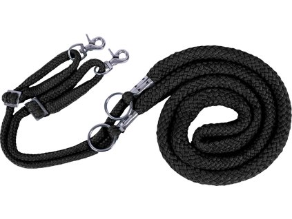 Uprząż do lonżowania QHP, czarna