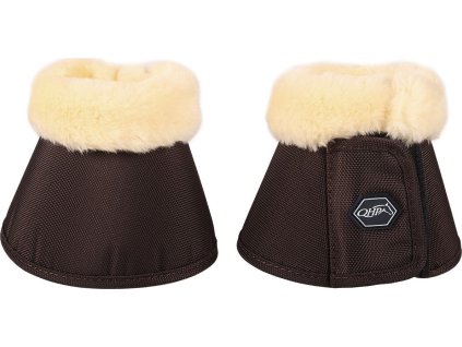 Kaloszki Ontario QHP, ze skórą jagnięcą, para, brązowe