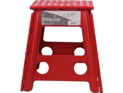 Stołek Step Up QHP, czerwony