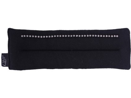 Podkładka pod nachrapnik Madelon QHP, dolna, 1 szt., czarna