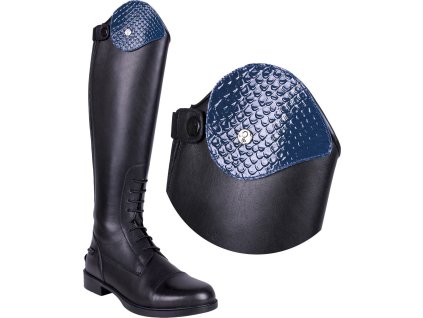 Wymienne Części do Oficerek Romy QHP, para, croco navy