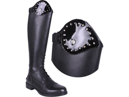 Wymienne Części do Oficerek Romy QHP, para, crystal black