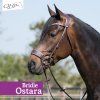Ogłowie Ostara QHP, czarne (Rozmiar PONY)