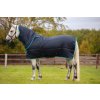 Derka stajenna Amigo Plus Pony, z kapturem, 200 g, navy/electric blue