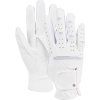 Rękawiczki jeździeckie Versatile ELT, białe (Rozmiar L)