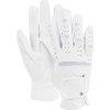 Rękawiczki jeździeckie Versatile ELT, białe
