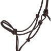 Halter Skórzany Sznurkowy Liberta QHP, Brązowy (Rozmiar FULL)