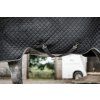 Derka chłodząca termiczna Horseware, black/thunderstorm grey & silver (Długość pleców 115 cm)