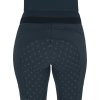 Bryczesy jeździeckie Teddie QHP, z gripem, damskie, petrol blue