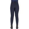 Bryczesy Softshell Lymee QHP, z lejem, zimowe, damskie, navy (Rozmiar 40)