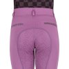 Legginsy jeździeckie Lize QHP, z pełnym lejem, dla dzieci, violet