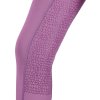 Legginsy jeździeckie Lize QHP, z pełnym lejem, dla dzieci, violet