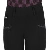 Legginsy jeździeckie Lize QHP, z gripem, dla dzieci, czarne