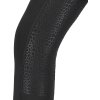 Legginsy jeździeckie Lize QHP, z gripem, dla dzieci, czarne