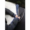 Derka Show Ready Horseware, z kapturem, black/black & silver (Długość pleców 115 cm)